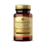 Solgar, Vitamin D3, 55 Mcg (2,200 IU), 50 Vegetable Capsules