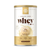 Solgar, Grass Fed Whey To Go, Protein Powder, Vanilla, 11.9 Oz (338 g)