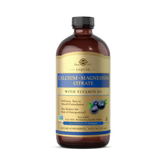 Solgar, Calcium Magnesium Citrate Liquid with Vitamin D3, Blueberry, 16 Fl Oz