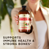 Solgar, Liquid Calcium Magnesium Citrate with Vitamin D3, Strawberry, 16 Fl Oz