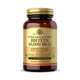 Solgar, Super High Potency Biotin, 10,000 Mcg, 120 Vegetable Capsules
