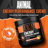 Animal, Energy Chews, Fast Acting Energy with Caffeine, Mango, 120 Chewable Tablets