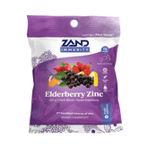 Zand, Herbalozenge, Elderberry Zinc, 15 Lozenges
