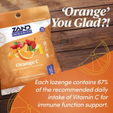 Zand, Immunity, HerbaLozenge Orange C, 15 Lozenges