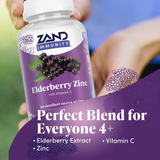 Zand, Immunity, Elderberry Zinc with Vitamin C, 60 Gummies