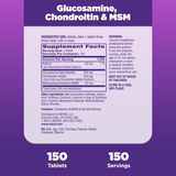 Natrol, Glucosamine, Chondoritin & MSM - 150 Tablets