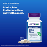 Natrol, DHEA, 25 mg, 90 Tablets