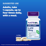 Natrol, Mood & Stress 5-HTP, 50mg, 30 Capsules