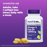Natrol, Omega-3 Fish Oil, 1000 mg, 90 Softgels