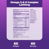 Natrol, Omega 3-6-9 Complex, 60 Softgels