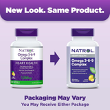 Natrol, Omega 3-6-9 Complex, 60 Softgels