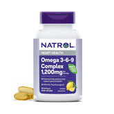 Natrol, Omega 3-6-9 Complex, Lemon Flavor 1,200 Mg, 90 Softgels