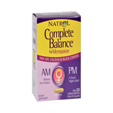 Natrol, Complete Balance, Menopause Relief, AM/PM, Two Bottles 30 Capsules Each