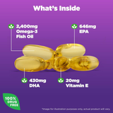 Natrol, Omega-3 Extreme, Lemon 60 Softgels