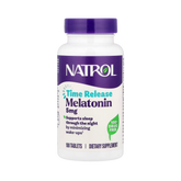Natrol, Melatonin, Time Release, 5 mg, 100 Tablets