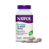 Natrol, 5-HTP, Time Release, 100 mg, 45 Tablets