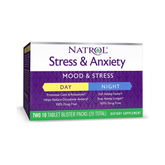 Natrol, Stress & Anxiety Day & Nite Formulas, 10+10 Tablets