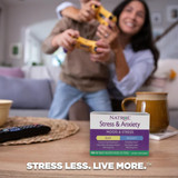 Natrol, Stress & Anxiety Day & Nite Formulas, 10+10 Tablets