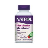 Natrol, Melatonin, Fast Dissolve, Strawberry, 5 mg, 90 Tablets