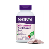 Natrol, Melatonin, Fast Dissolve, Strawberry, 5 mg, 150 Tablets