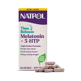 Natrol, Melatonin + 5-HTP, Advanced, Time Release, 60 Tablets