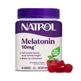Natrol, Melatonin, Strawberry-Flavored, 10mg, 90 Gummies
