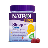 Natrol, Kids Sleep+ Calm Sleep, Gummies for Kids, 60 Gummies