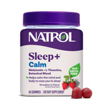 Natrol, Sleep+ Calm Melatonin, 60 Gummies