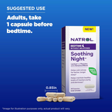 Natrol, Soothing Night, Bedtime Without Melatonin, 30 Capsules