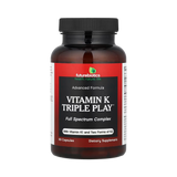 Futurebiotics, Vitamin K Triple Play, 60 Capsules