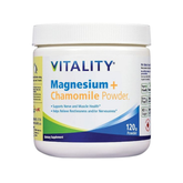 VITALITY, Magnesium + Chamomile Powder, 120 g