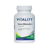 VITALITY, Trace Minerals + Chlorella, 30 Vegetable Capsules