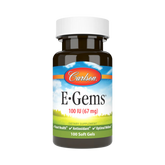 Carlson, E-Gems, 100 IU (67 mg), Natural-Source Vitamin E, 100 Soft Gels