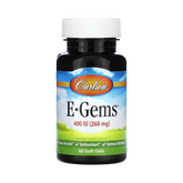 Carlson, E-Gems, 400 IU (268 mg), 60 Soft Gels