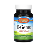 Carlson, E-Gems, 268 Mg (400 IU), 90 Soft Gels