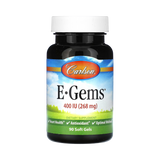 Carlson, E-Gems, 268 Mg (400 IU), 90 Soft Gels