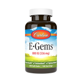 Carlson, E-Gems, 800 IU (536 Mg), 100 Soft gels