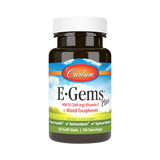 Carlson, E-Gems Plus Natural Vitamin E, 400 IU, 50 Softgels