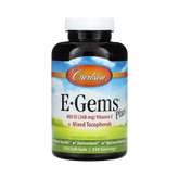 Carlson, E-Gems Plus, 400 IU (268 mg), 250 Soft Gels