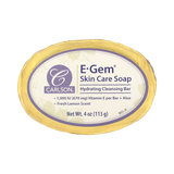 Carlson, E-Gem, Skin Care Bar Soap, Fresh Lemon, 4 Oz