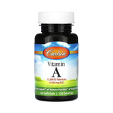 Carlson, Vitamin A, 4,500 Mcg RAE (15,000 IU), 120 Soft Gels
