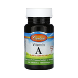 Carlson, Vitamin A, 3000 Mcg RAE (10,000 IU), 100 Soft Gels