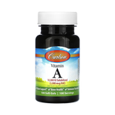 Carlson, Vitamin A, 3,000 Mcg RAE (10,000 IU), 100 Soft Gels