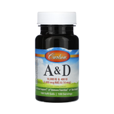 Carlson, Vitamin A & D, 100 Soft Gels
