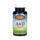 Carlson, Vitamin A & D, 300 Soft Gels