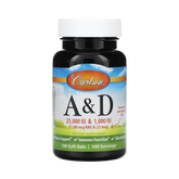Carlson, Vitamin A & D, 100 Soft Gels