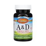 Carlson, Vitamin A & D, 100 Soft Gels