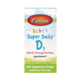 Carlson, Baby's Super Daily D3, 10 Mcg (400 IU), 0.35 Fl Oz