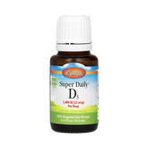 Carlson, Super Daily D3, 25 Mcg (1,000 IU), 0.35 Fl Oz