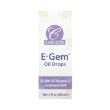 Carlson, E-Gem Oil Drops, 2 Fl Oz